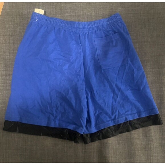 Vintage Spalding Basketball Shorts  Size M 90s Brand New Made in USA Blue - Picture 6 of 7